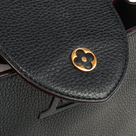 Louis Vuitton Capucines MM Black Taurillon Leather Satchel - Picture 10 of 14
